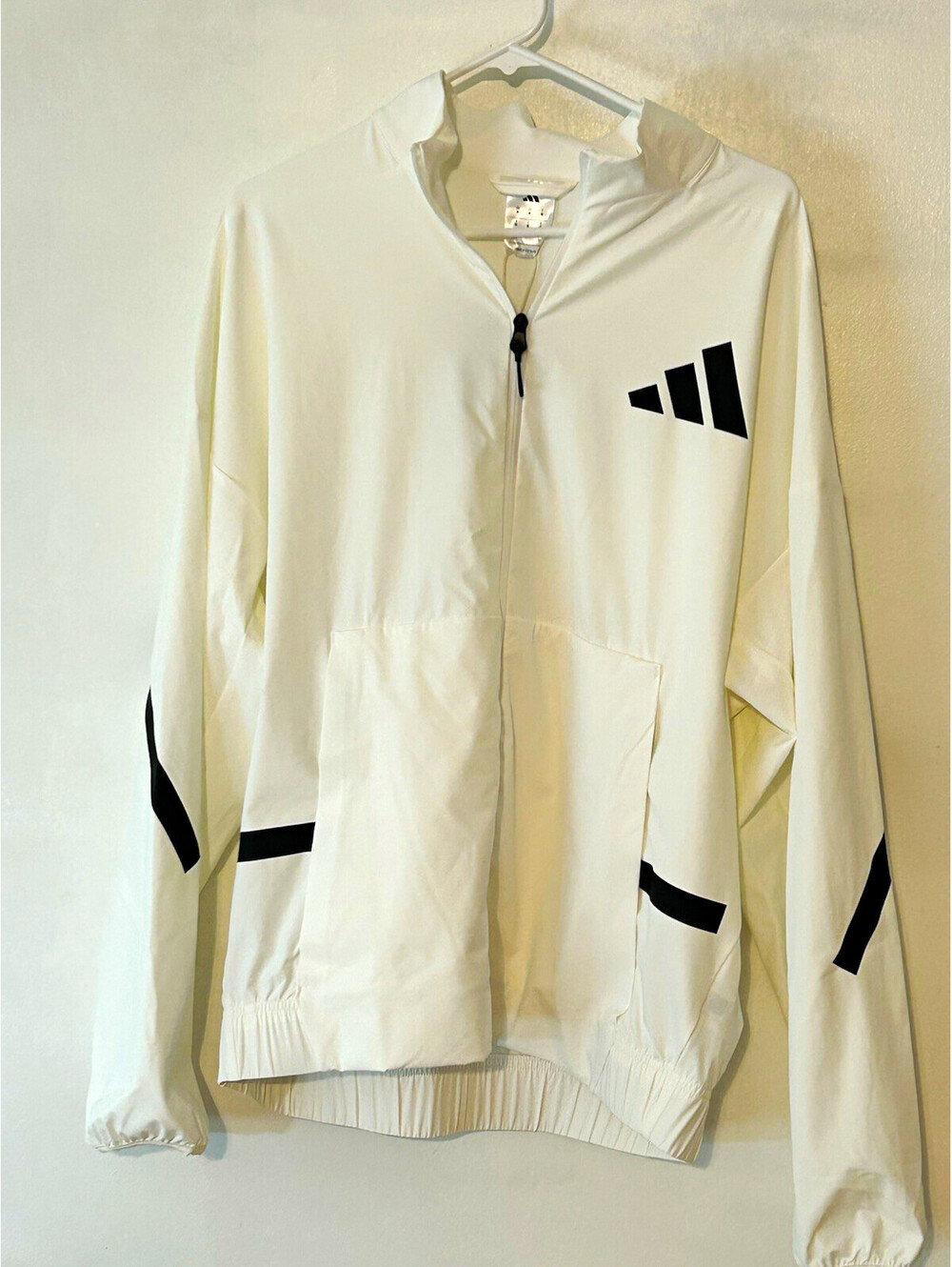 adidas Z.N.E. Men's Woven Track Jacket Full Zip Zipped Pockets UPF 50+ M